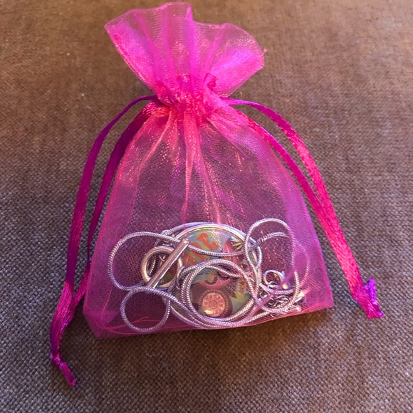 Double sided pendant silver necklace removable pendant - Picture 5 of 9